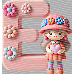 Cartoon letters-CL 614